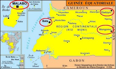 les 4 villes hôtes de Guinée Equatoriale
