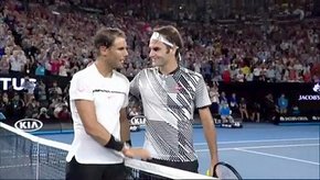 Federer et Nadal  l'issue de la finale  Melbourne