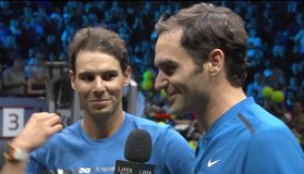 victoire en double de Federer et Nadal associs pour la premire Laver Cup