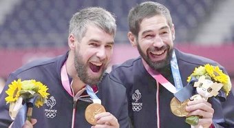 handball en or: les frères Karabatic heureux comme des débutants